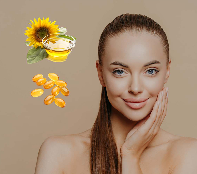 Apoia a saúde da pele e da beleza