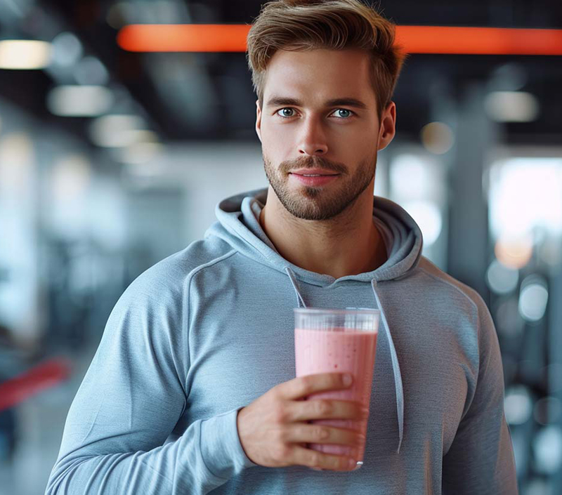 Ideal para produtos de nutrição esportiva